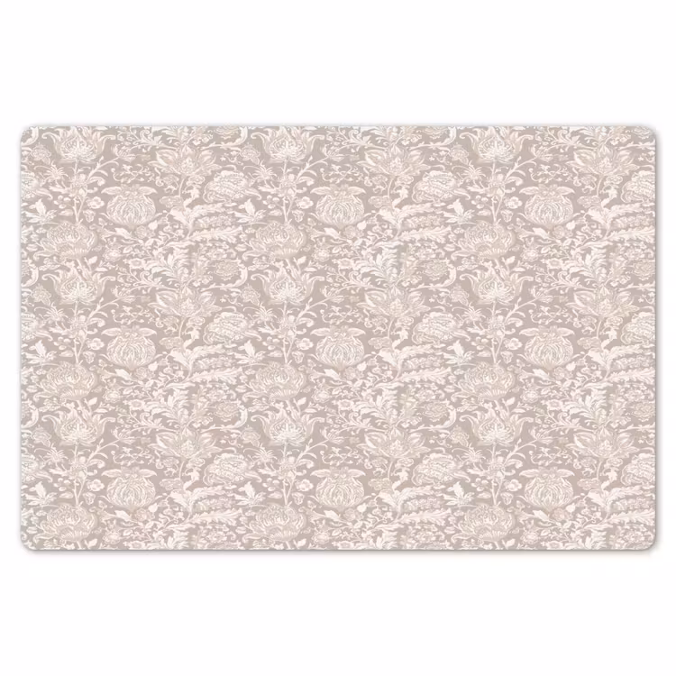 Bloemenprint - Grijs - Crème Placemat vinyl groot 368 -zzsfeer1_Kitchenyeah-website