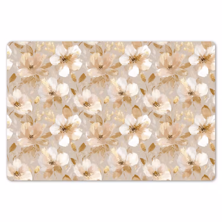 Bloemen - artistiek - Goud Placemat vinyl groot 368 -zzsfeer1_Kitchenyeah-website