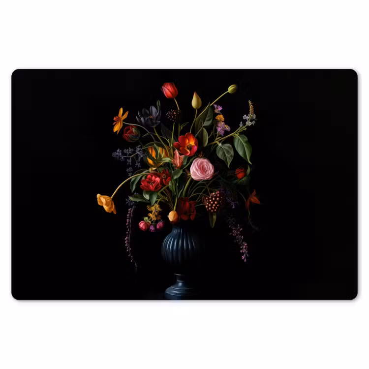 Bloemen - Bessen - Klassiek Placemat vinyl groot -zzsfeer1_Kitchenyeah-website
