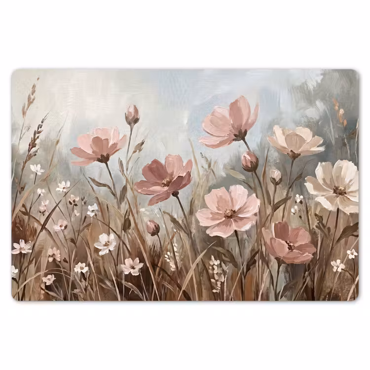 Bloemen - Botanisch - Schilderij - Pastel - Rustiek Placemat vinyl groot -zzsfeer1_Kitchenyeah-website