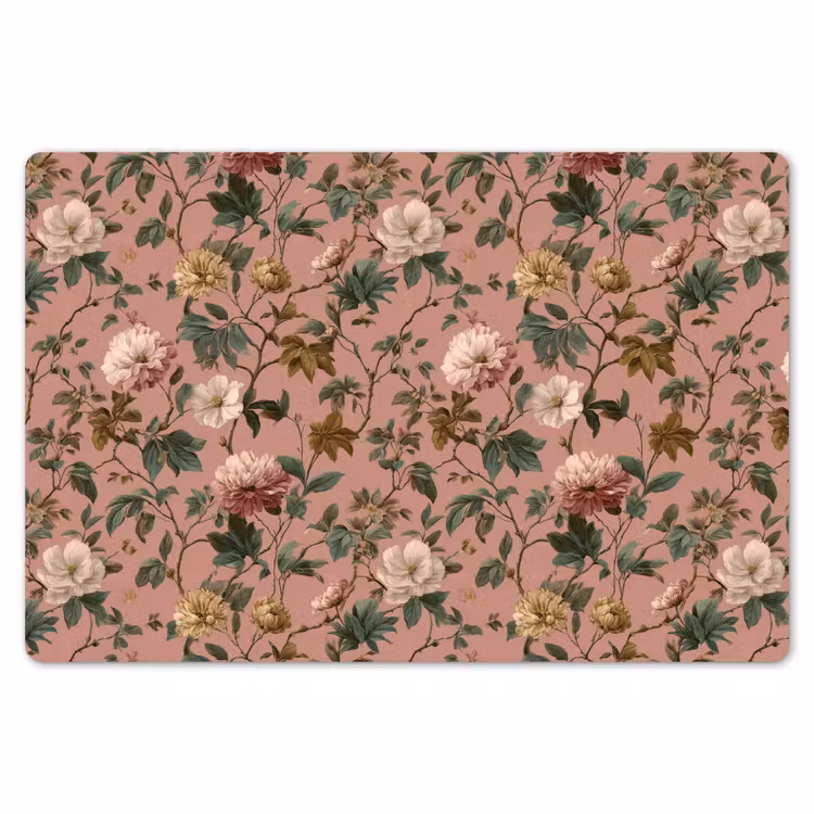 Bloemen - Klassiek - Roze Placemat vinyl groot 368 -zzsfeer1_Kitchenyeah-website