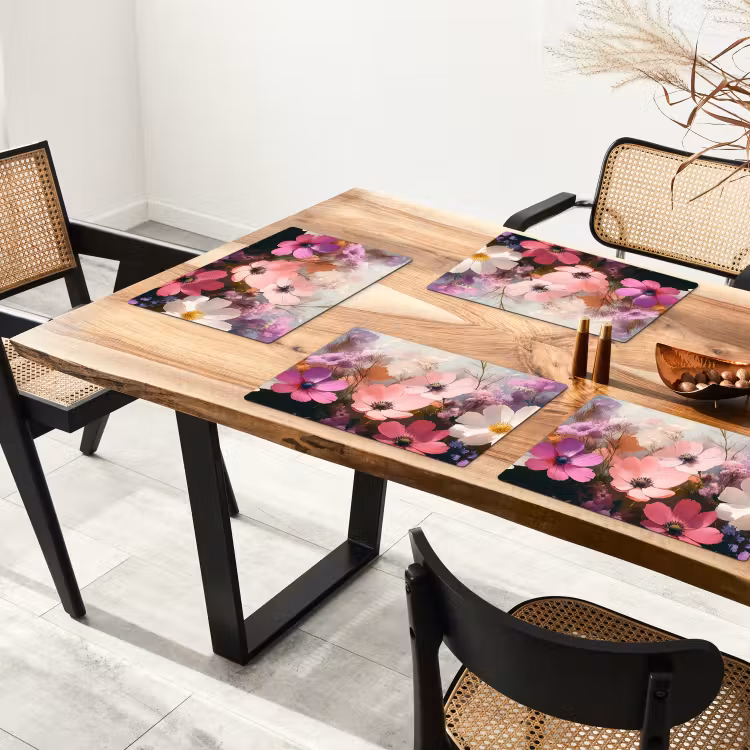 Bloemen - Kleurrijk - Bloei Placemat vinyl groot -zzsfeer4_Kitchenyeah-website
