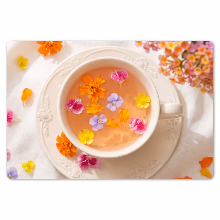 Bloemen - Kop - Natuur - Kleurrijk - Zomer Placemat vinyl groot -zzsfeer1_Kitchenyeah-website