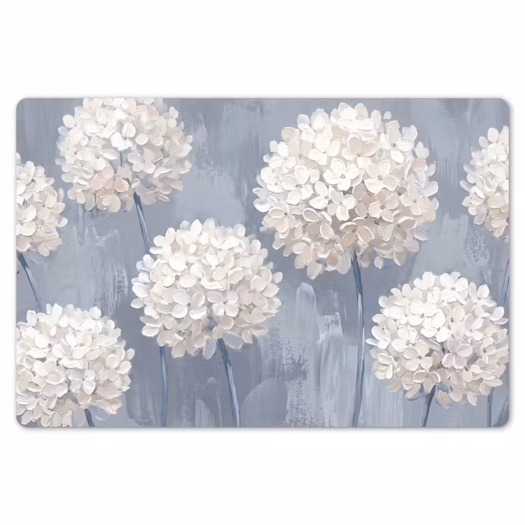 Bloemen - Illustratie - Blauw Placemat vinyl groot -zzsfeer1_Kitchenyeah-website