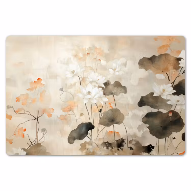 Bloemen - Japandi - Wabi sabi Placemat vinyl groot -zzsfeer1_Kitchenyeah-website