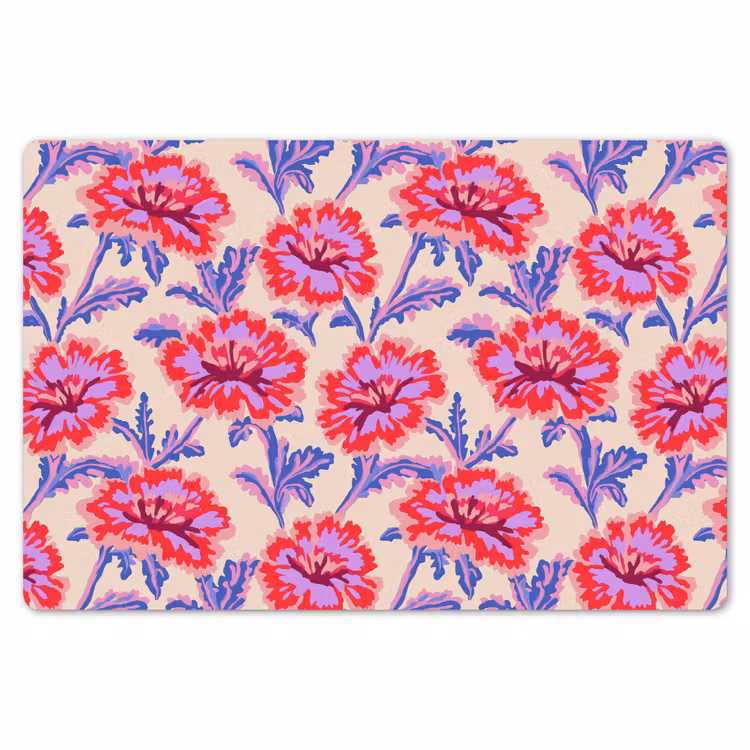 Bloemen - Patroon - Meerkleurig Placemat vinyl groot 368 -zzsfeer1_Kitchenyeah-website