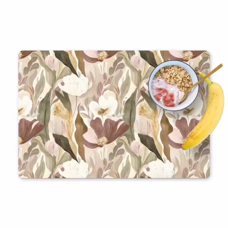 Bloemen - Aquarel - Kleurrijk Placemat vinyl groot 368 -zzzproduct_Kitchenyeah-website