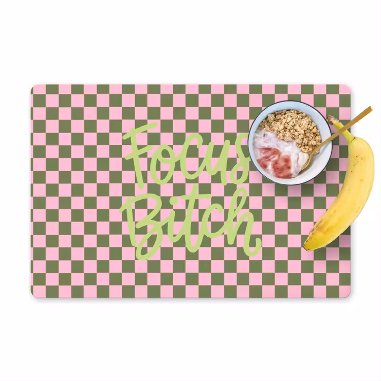 Focus - Vakken - Roze Placemat vinyl groot -zzzproduct_Kitchenyeah-website
