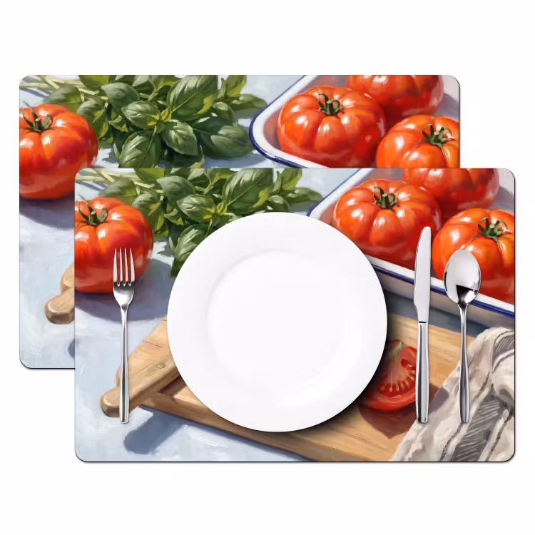 Eten - Keuken - Ingrediënten - Stillleven - Rood Placemat vinyl groot -zzsfeer2_Kitchenyeah-website