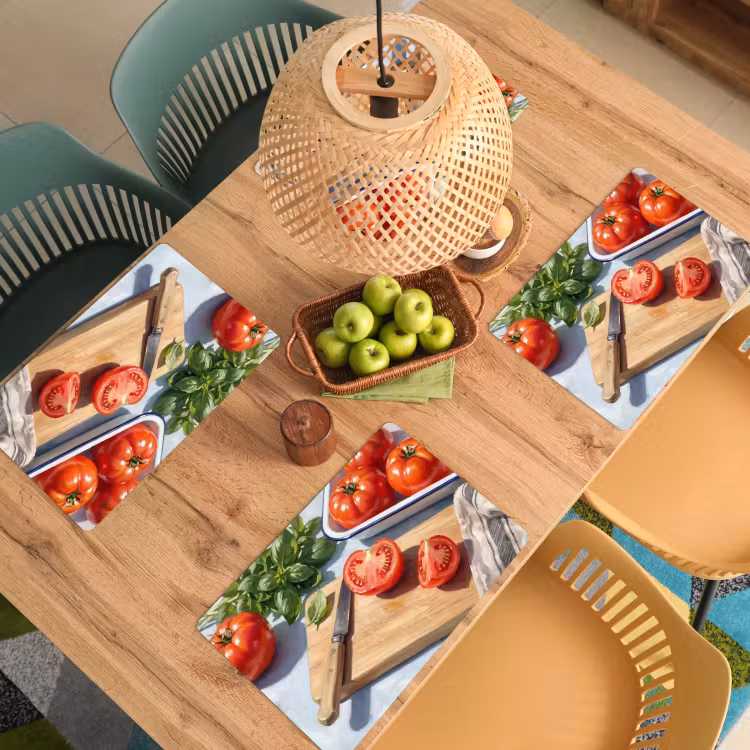 Eten - Keuken - Ingrediënten - Stillleven - Rood Placemat vinyl groot -zzsfeer5_Kitchenyeah-website