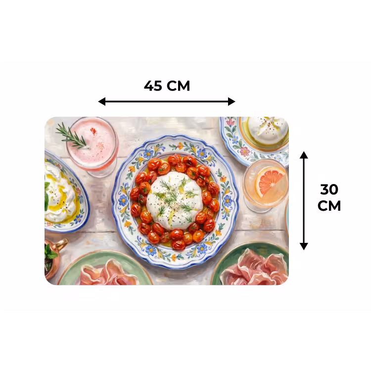 Eten - Tafel - Divers - Modern Placemat vinyl groot -specs