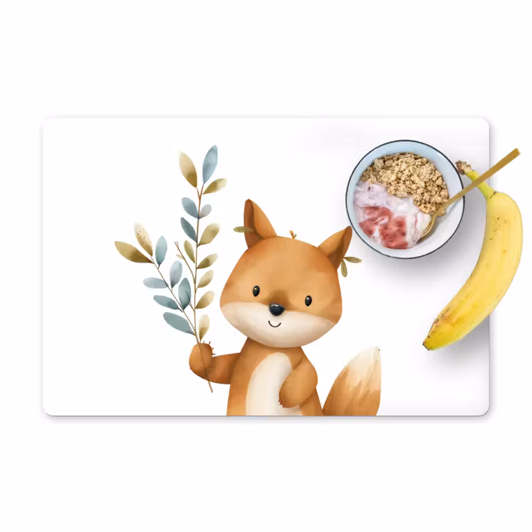 Vos - Dier - Bosdieren Placemat vinyl groot -zzzproduct_Kitchenyeah-website