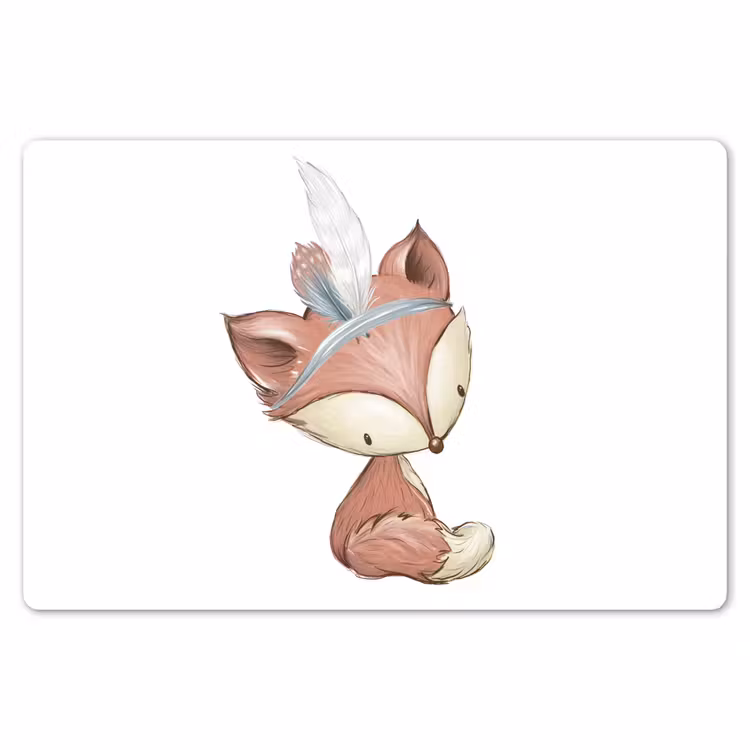 Vos - Dier - Bosdieren Placemat vinyl groot -zzsfeer1_Kitchenyeah-website