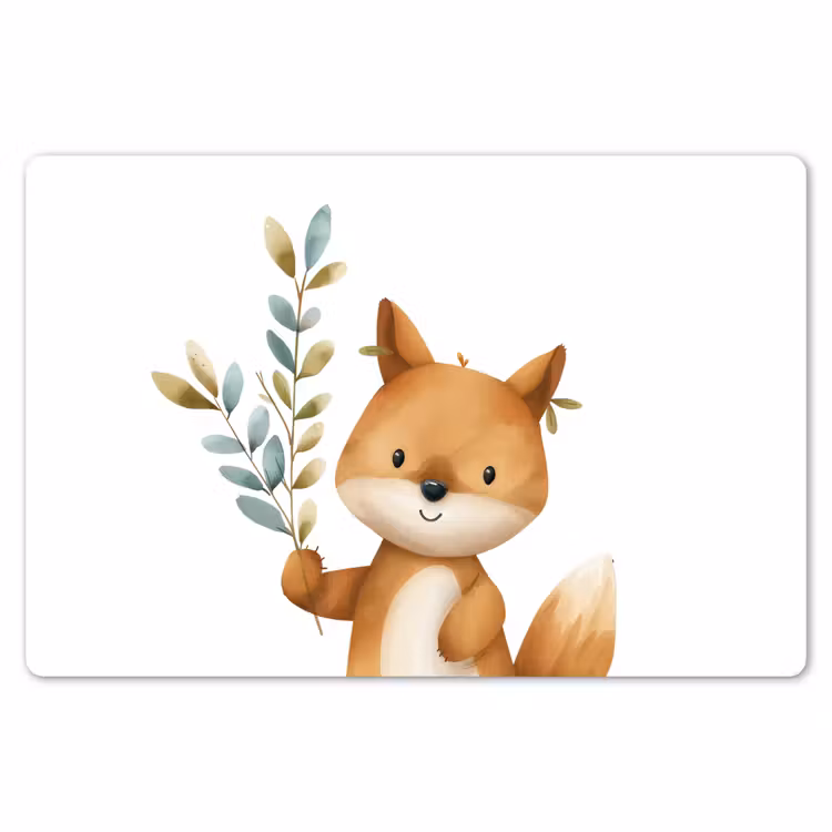 Vos - Dier - Bosdieren Placemat vinyl groot -zzsfeer1_Kitchenyeah-website