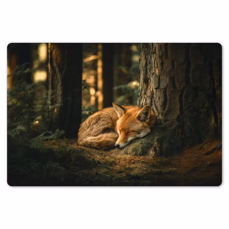 Vos - Bos - Slapen Placemat vinyl groot -zzsfeer1_Kitchenyeah-website