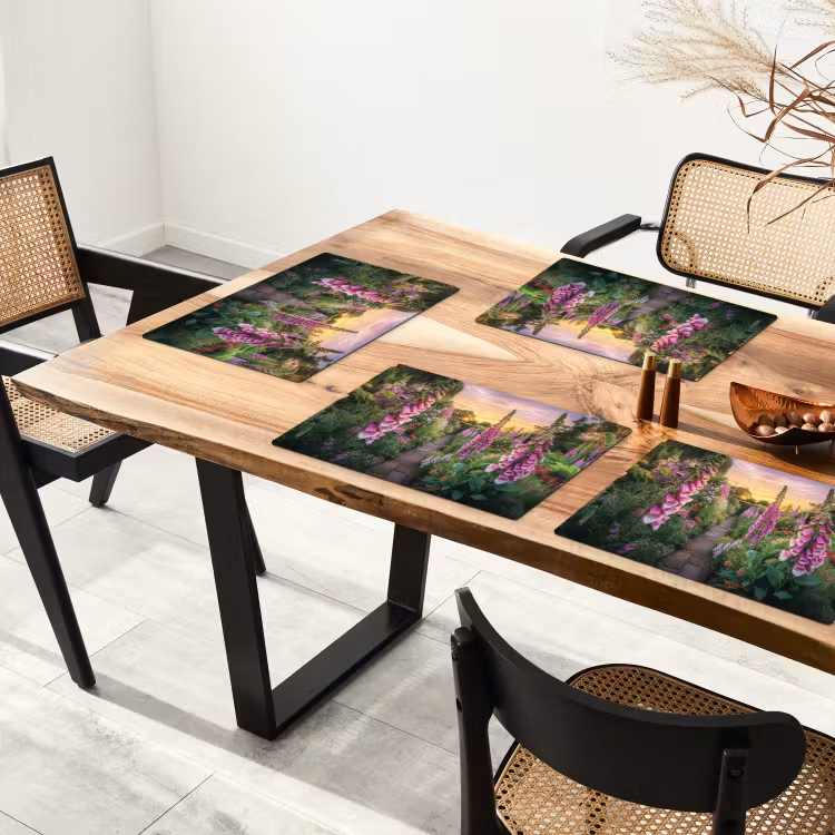 Vingerhoedskruid - Bloemen - Tuin Placemat vinyl groot -zzsfeer4_Kitchenyeah-website