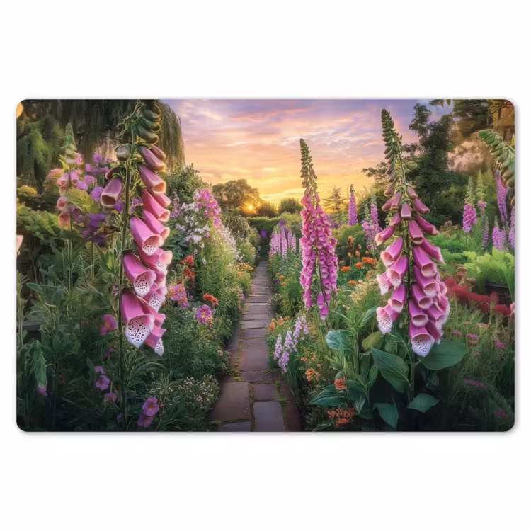 Vingerhoedskruid - Bloemen - Tuin Placemat vinyl groot -zzsfeer1_Kitchenyeah-website