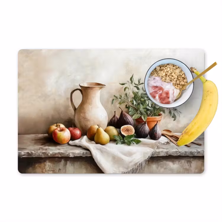 Fruit - Kruiden - Landelijk Placemat vinyl groot -zzzproduct_Kitchenyeah-website