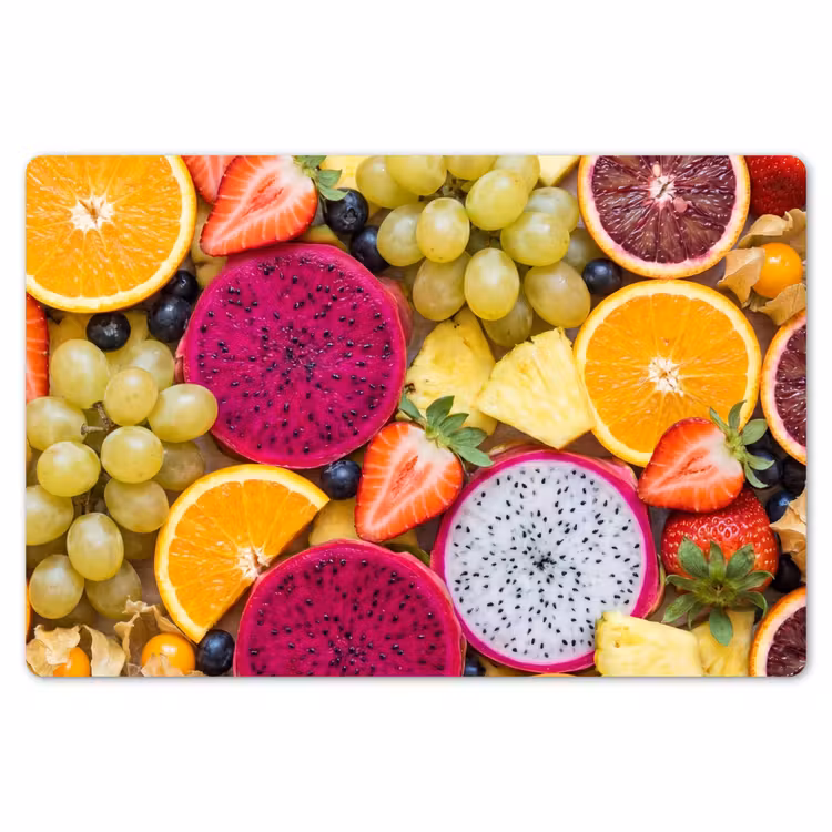 Fruit - Assortiment - Kleurrijk - Gezondheid Placemat vinyl groot -zzsfeer1_Kitchenyeah-website