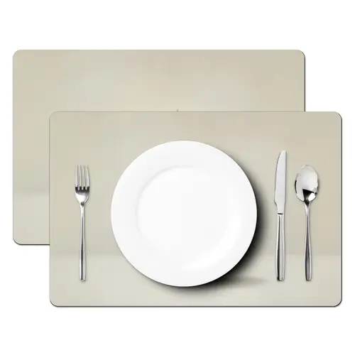 Knoflook - Natuurlijk - Beige Placemat vinyl groot -zzsfeer2_Kitchenyeah-website