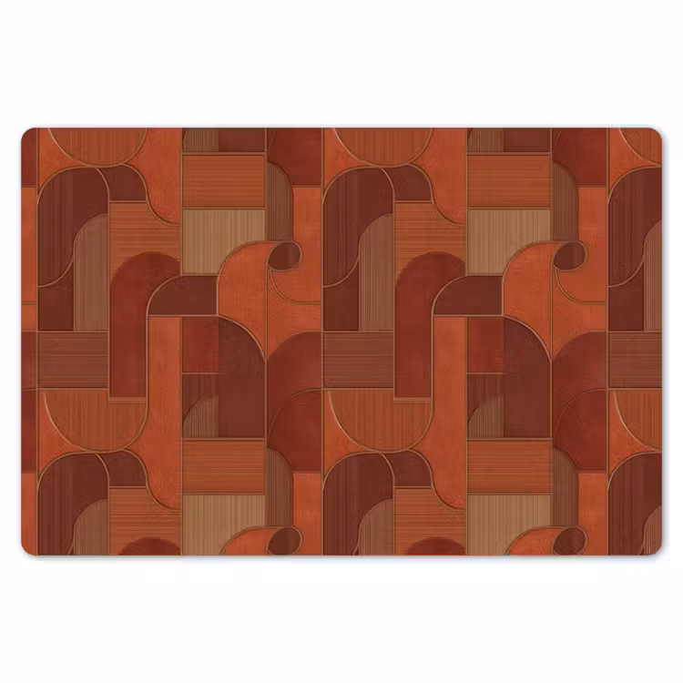 Geometrisch - Abstract - Textuur - Bruin Placemat vinyl groot 368 -zzsfeer1_Kitchenyeah-website