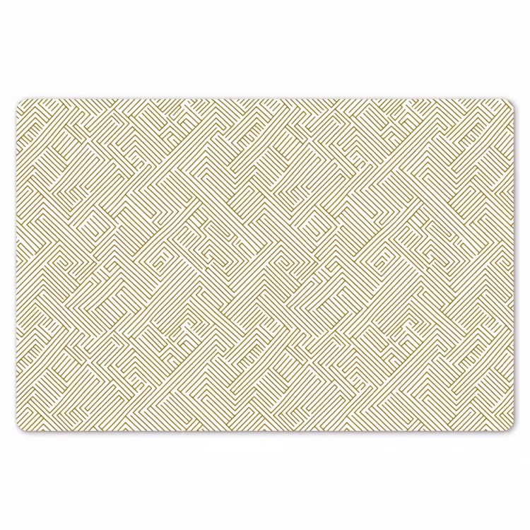 Geometrisch - Lijnen - Groen Placemat vinyl groot 368 -zzsfeer1_Kitchenyeah-website