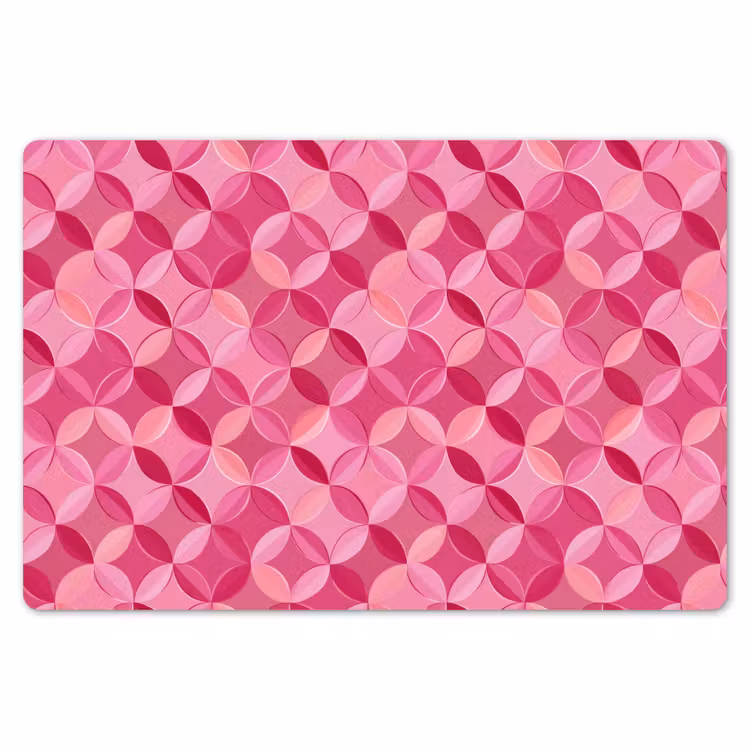 Geometrisch - Mozaïek - Modern - Roze Placemat vinyl groot 368 -zzsfeer1_Kitchenyeah-website