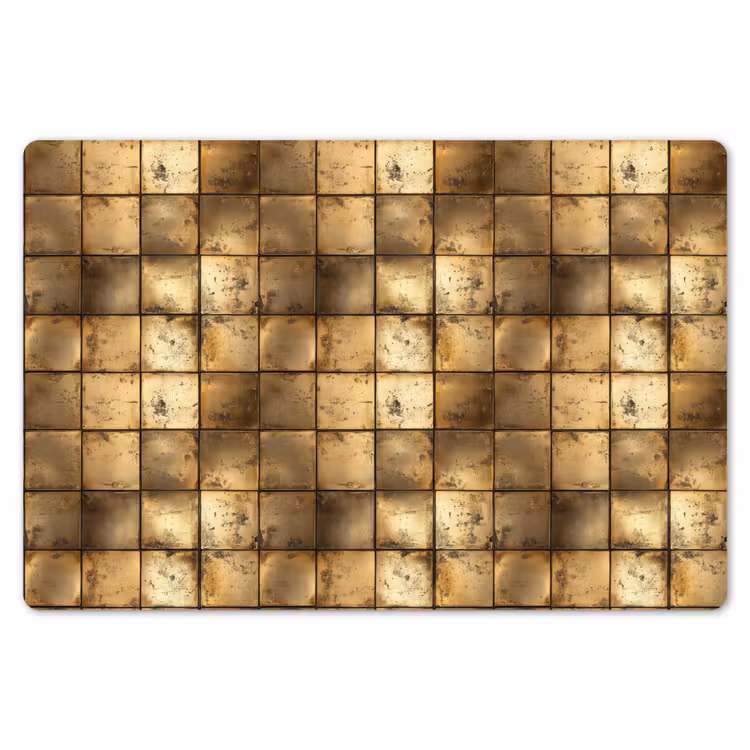 Geometrisch - Tegels - Goud Placemat vinyl groot 368 -zzsfeer1_Kitchenyeah-website