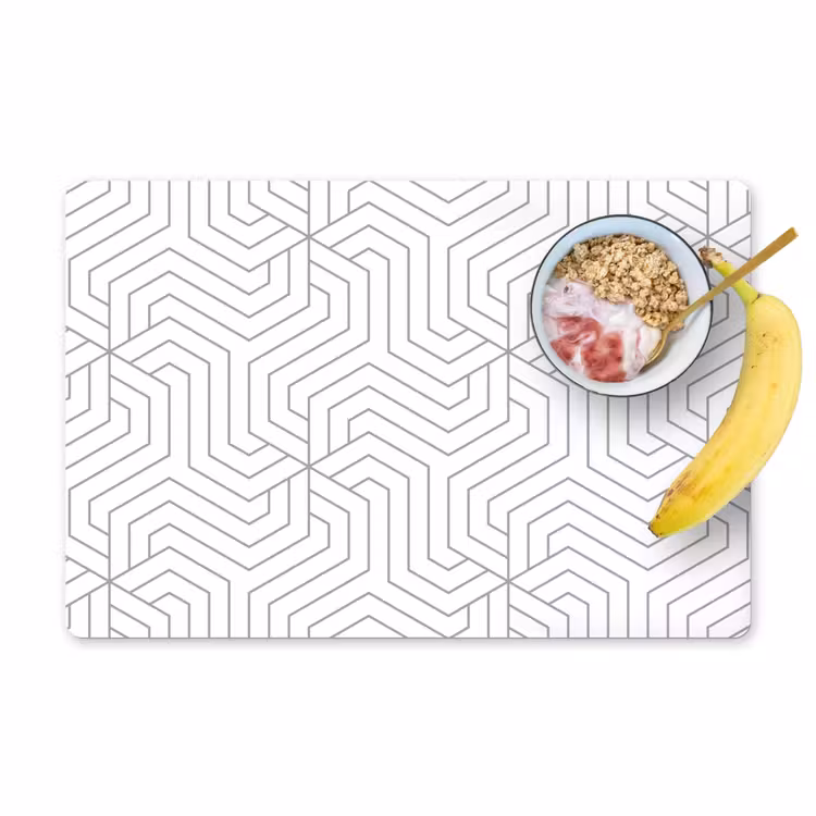 Geometrie - Lijn - Patroon Placemat vinyl groot 368 -zzzproduct_Kitchenyeah-website