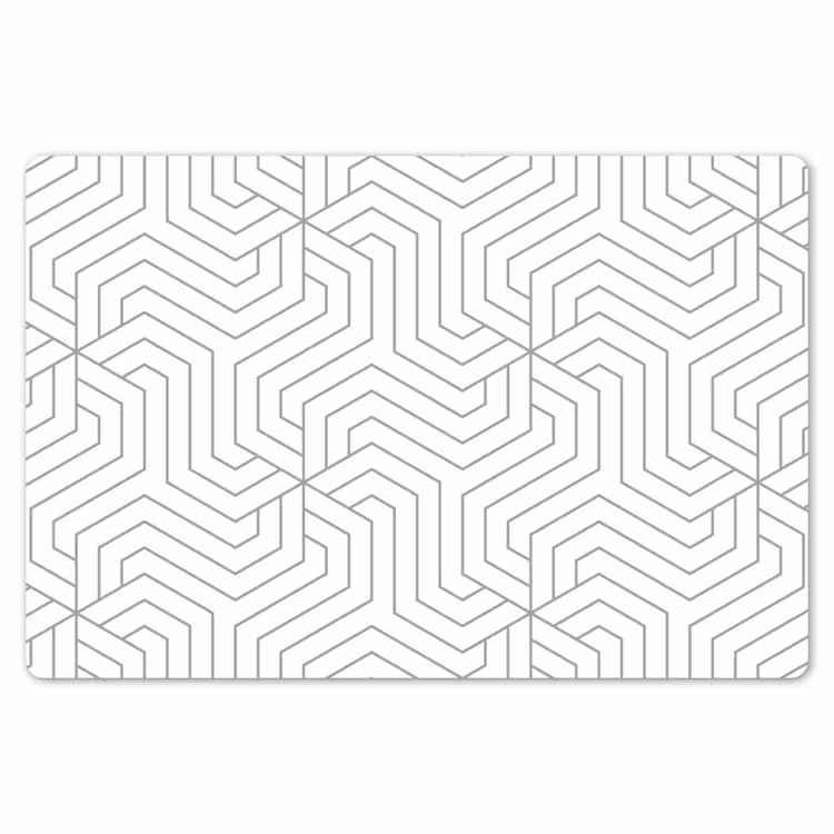Geometrie - Lijn - Patroon Placemat vinyl groot 368 -zzsfeer1_Kitchenyeah-website