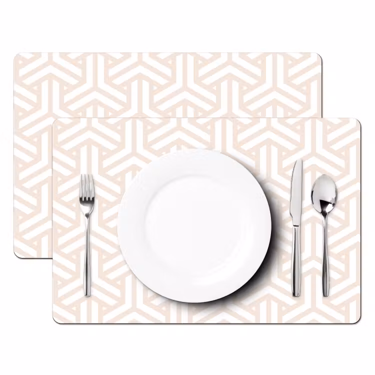 Geometrie - Lijn - Vorm - Patroon Placemat vinyl groot 368 -zzsfeer2_Kitchenyeah-website