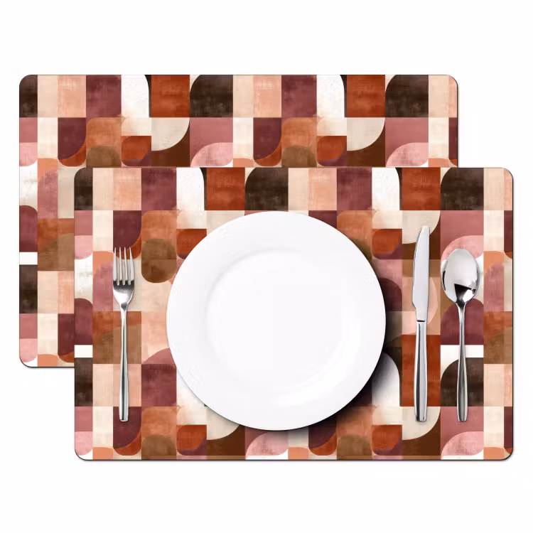 Geometrie - Modern - Retro Placemat vinyl groot 368 -zzsfeer2_Kitchenyeah-website
