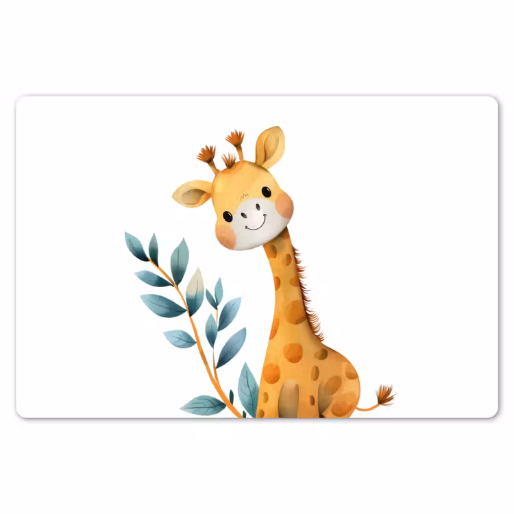 Giraf - Dier - Wilde dieren Placemat vinyl groot -zzsfeer1_Kitchenyeah-website