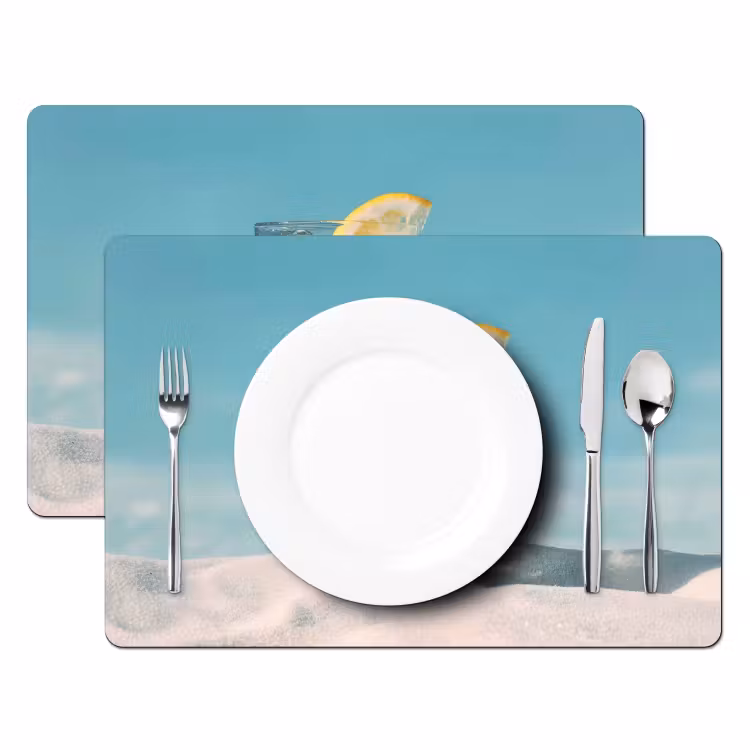 Glas - ijsblokjes - Citroen Placemat vinyl groot -zzsfeer2_Kitchenyeah-website