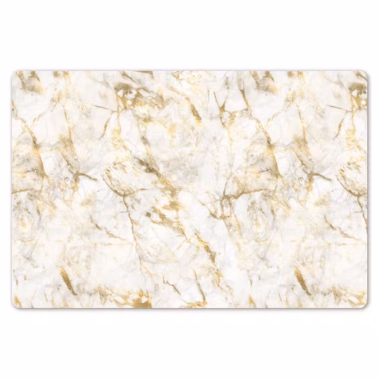 Goud - Licht - Nerf - Marmer Placemat vinyl groot 368 -zzsfeer1_Kitchenyeah-website