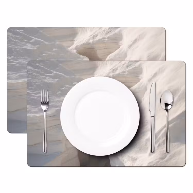 Kloof - Wit - Sneeuw Placemat vinyl groot -zzsfeer2_Kitchenyeah-website