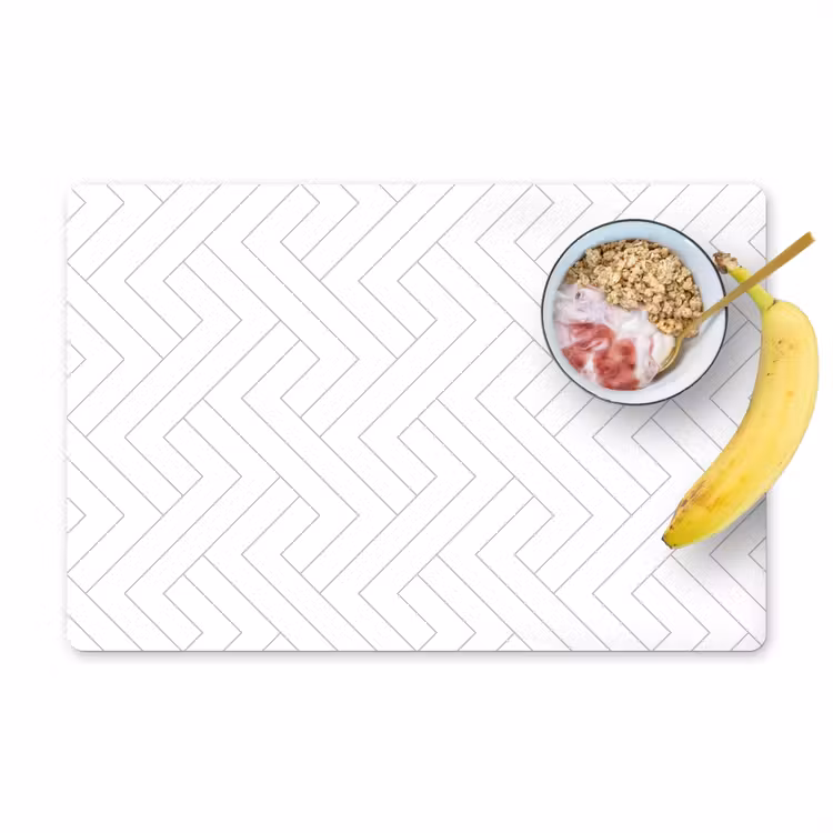 Grafisch - Patroon - Modern -  Schuin Placemat vinyl groot 368 -zzzproduct_Kitchenyeah-website