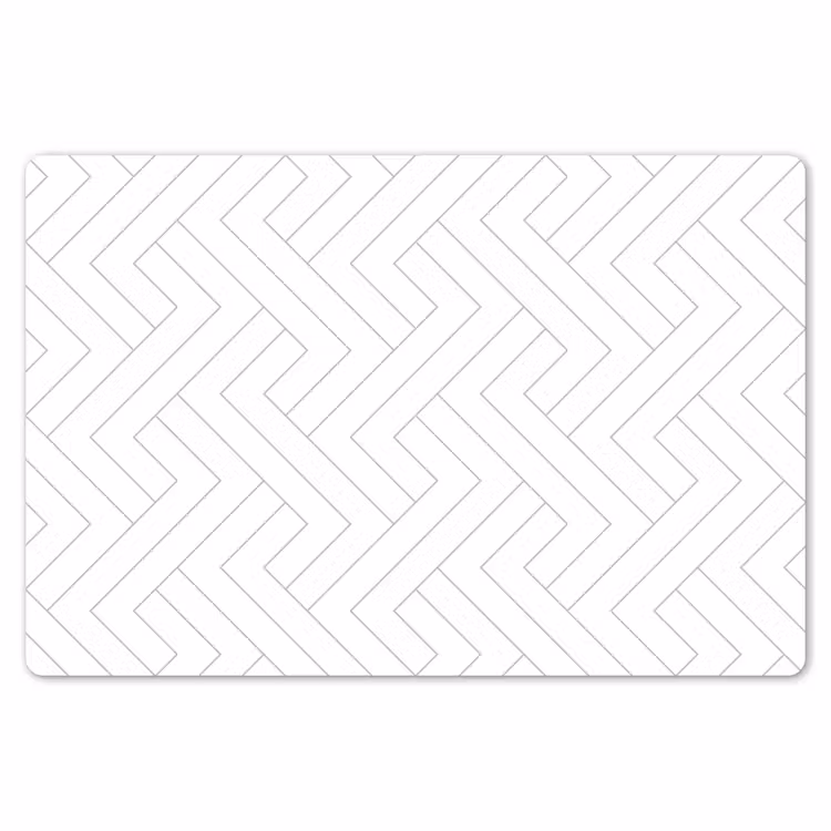Grafisch - Patroon - Modern -  Schuin Placemat vinyl groot 368 -zzsfeer1_Kitchenyeah-website