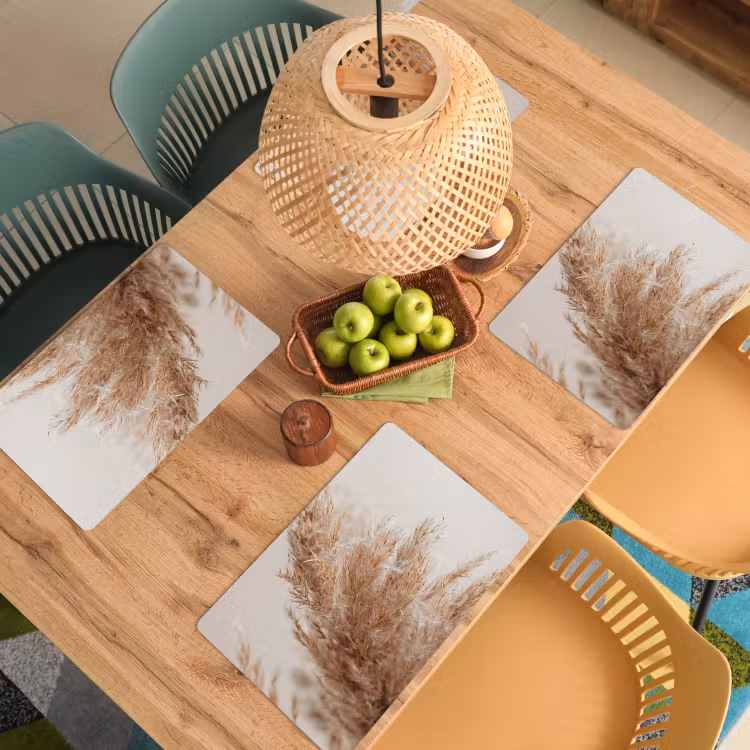 Gras - Planten - Natuur - Pampasgras Placemat vinyl groot -zzsfeer5_Kitchenyeah-website