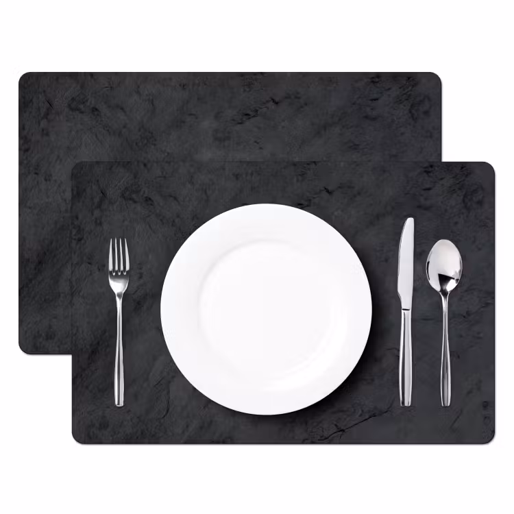 Grijs - Cement - Beton - Industrieel - Structuur Placemat vinyl groot -zzsfeer2_Kitchenyeah-website