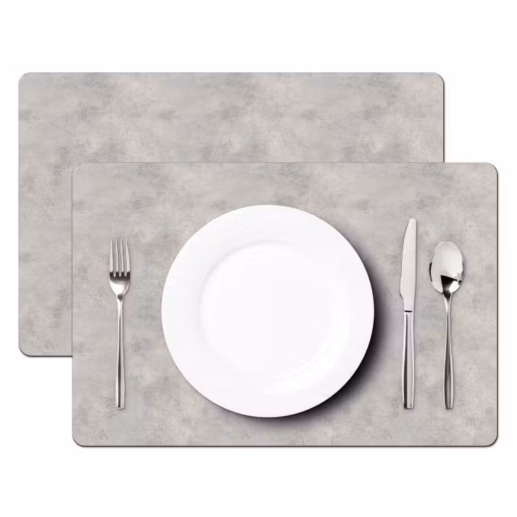 Grijs - Beton - Industrieel Placemat vinyl groot 368 -zzsfeer2_Kitchenyeah-website