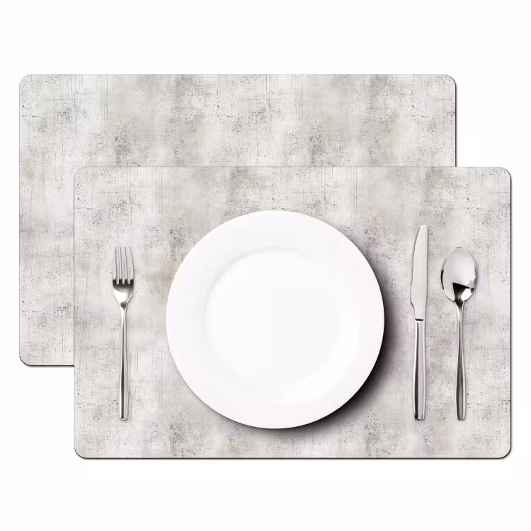 Grijs - Beton - Verweerd Placemat vinyl groot 368 -zzsfeer2_Kitchenyeah-website