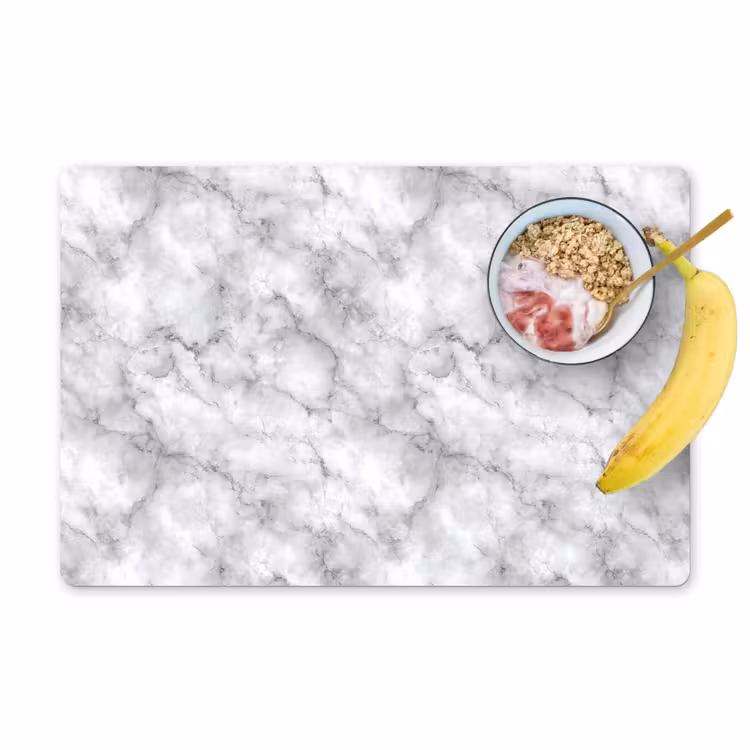 Grijs - Marmer - Klassiek - Aders Placemat vinyl groot 368 -zzzproduct_Kitchenyeah-website