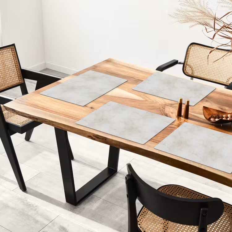 Grijs - Marmer - Aders Placemat vinyl groot 368 -zzsfeer4_Kitchenyeah-website