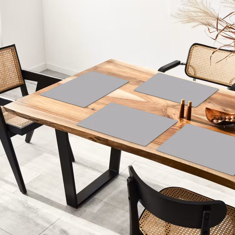 Grijs - Effen print Placemat vinyl groot 368 -zzsfeer4_Kitchenyeah-website