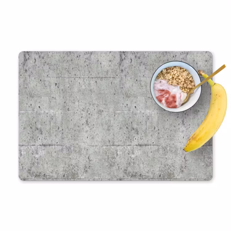 Grijs - Muur - Poriën Placemat vinyl groot 368 -zzzproduct_Kitchenyeah-website