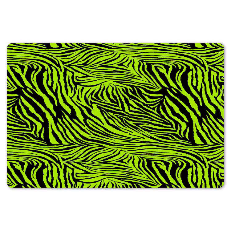 Groen - Zwart - Zebra Placemat vinyl groot 368 -zzsfeer1_Kitchenyeah-website