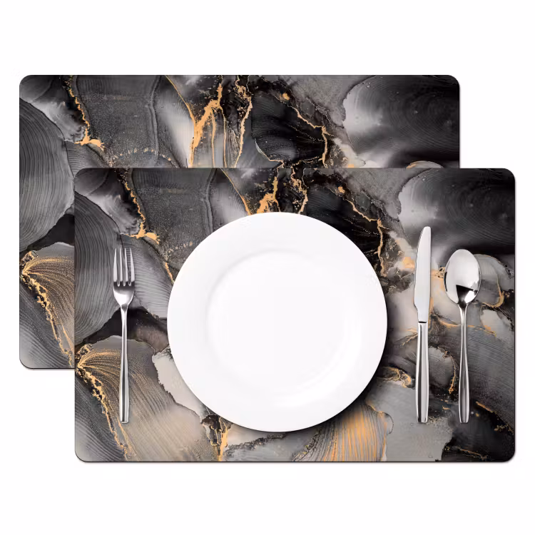 Grijs - Luxe - Goud - Marmer Placemat vinyl groot -zzsfeer2_Kitchenyeah-website