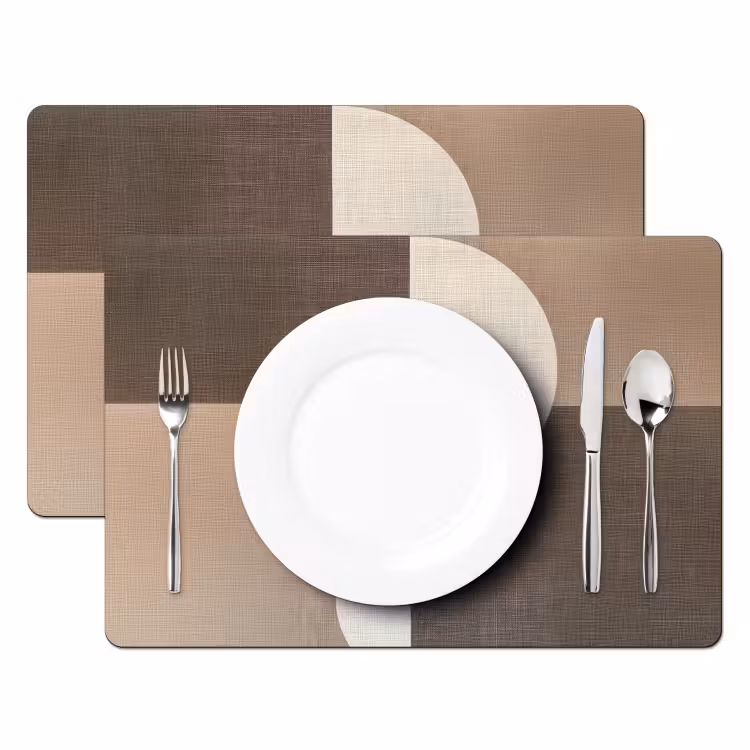 Raster - Halve cirkels - Contrast Placemat vinyl groot -zzsfeer2_Kitchenyeah-website
