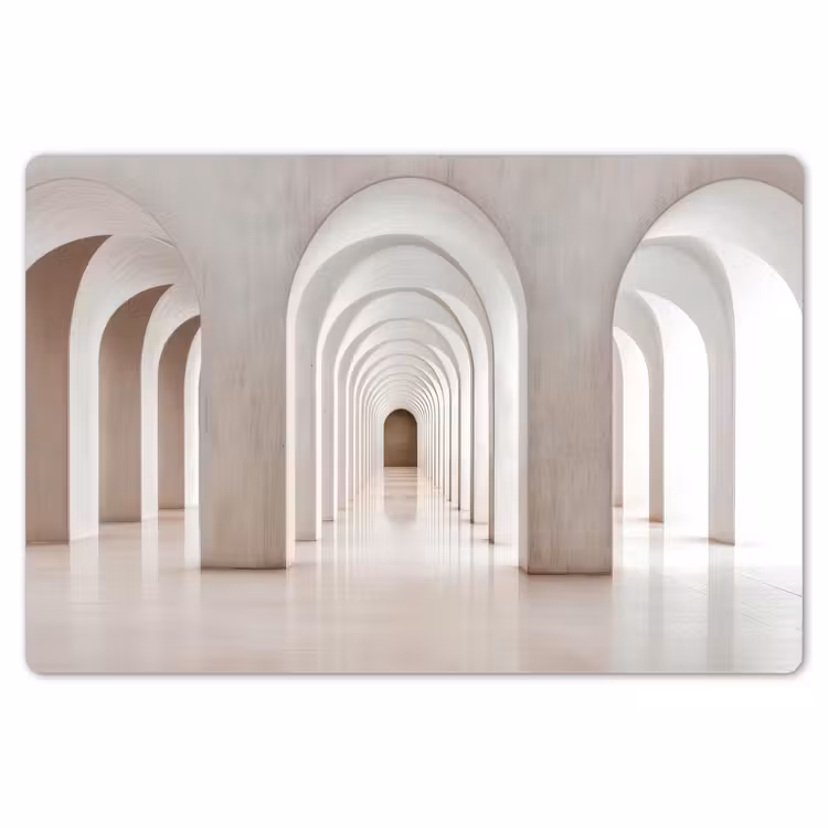 Hal - Bogen - Symmetrisch - Modern Placemat vinyl groot -zzsfeer1_Kitchenyeah-website